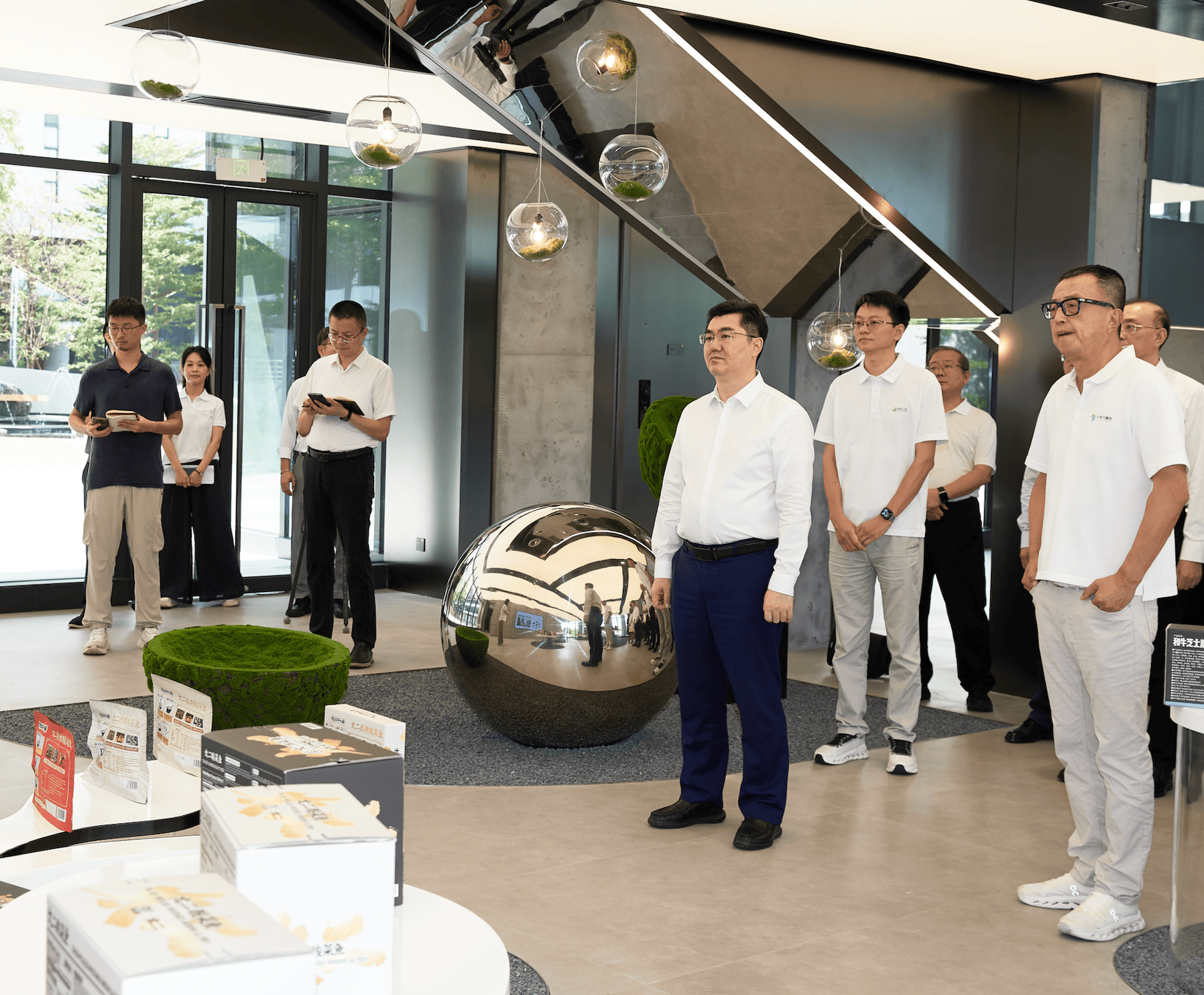 孙志洋市长调研乐动在线-乐动（中国）
集团全国供应链中心基地